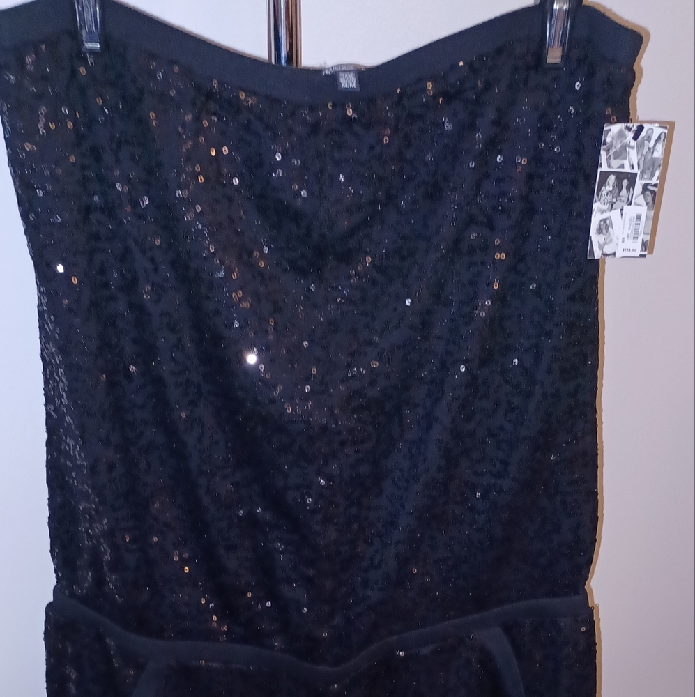 Victoria's Secret Black Sequin Jumpsuits SizeMedium NWT - Picture 4 of 9